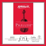 D'Addario Prelude 3/4 Cello Single D String Medium Tension J101234M