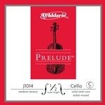 D'Addario Prelude 1/2 Cello Single C String Medium Tension J101412M