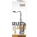 D'Addario Select Jazz Tenor Sax Reeds 3 Soft Unfiled, 5-pack RRS05TSX3S