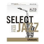 D'Addario Select Jazz Alto Sax Reeds 2 Hard Filed, 10-pack RSF10ASX2H