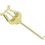 Bent Gold Trumpet Lyre 501G