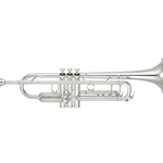 Yamaha XENO Professional Trumpet, Silver-Plate, Standard Leadpipe YTR-8335IIS