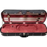 Howard Core 4/4 Violin Case, Blacl Cordura Cover W/ Red Interior CC525-1-BKR
