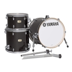 Yamaha Stage Custom Drum Set Bop Kit Birch 3-Piece Shell Pack, Raven Black SBP8F3RB