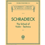 Schradieck, The School of Violin- Technics, Book 1