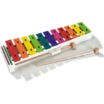 SONOR ORFF Glockenspiel, 13 steel bars (in boomwacker colors), inlcudes mallets, c3-f4 BWG