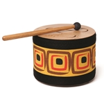 Hohner Kids 8" Round Wood Tone Drum with mallet HO825