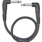 D'Addario Classic Series Pedalboard Patch Cable - Right Angle to Right Angle - 3 foot PW-CGTPRA-03