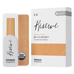 D'Addario Reserve Evolution Bb Clarinet Reeds #3, Box of 10, Organic ODCE1030