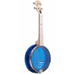 Gold Tone Little Gem Concert Banjo Ukulele, Sapphire (Blue) W/Gig Bag LG-S