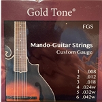 Gold Tone Manditar Custom Gauge String Set FGS