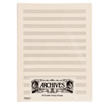 Archives Manuscript Score Pads 8 Stave 24 Double Folded Sheets D8S