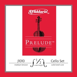 D'Addario Prelude 1/2 Cello String Set Medium Tension J101012M