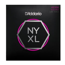 D'Addario NYXL Nickel Wound Bass Guitar String Set, Regular Light, 45-100, Long Scale NYXL45100