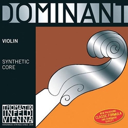Dominant 4/4 Violin E Ball End Plain Chrome Steel Single 129BL