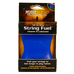 Music Nomad String Fuel, All-In-One Cleaner & Lubricant W/Microfiber Cloth MN109