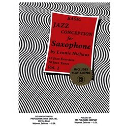 Basic Jazz Conception for Saxophone 1 Niehaus Book and CD