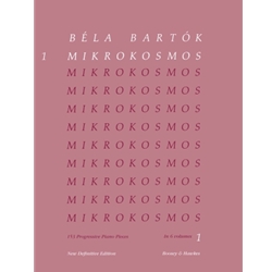 Bartok Mikrokosmos Volume 1 (Pink) Piano