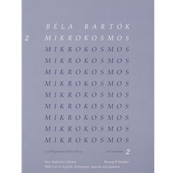 Bartok Mikrokosmos Volume 2 (Blue) Piano