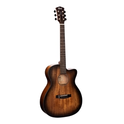 Cort Core Series Acoustic/Electric Guitar, Orchestra Body W/Cutaway, Solid Mahogany W/Case COREOCOPBB